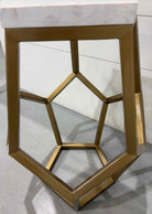 Universal Pentagonal Mother Of Pearl Top End Table | True Fashionistas.
