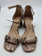 Pre-Owned Kelly & Katie Tan Size 7.5 Block Heel Heels | True Fashionistas.