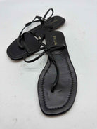 Pre-Owned Prada Black Size 7 Thong Sandals | True Fashionistas.