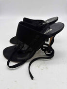 Pre-Owned Manolo Blahnik Black Size 36 Strappy Heels | True Fashionistas.