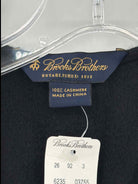Pre-Owned Brooks Brothers Black Size One Size Cashmere Shawl Sweater | True Fashionistas.