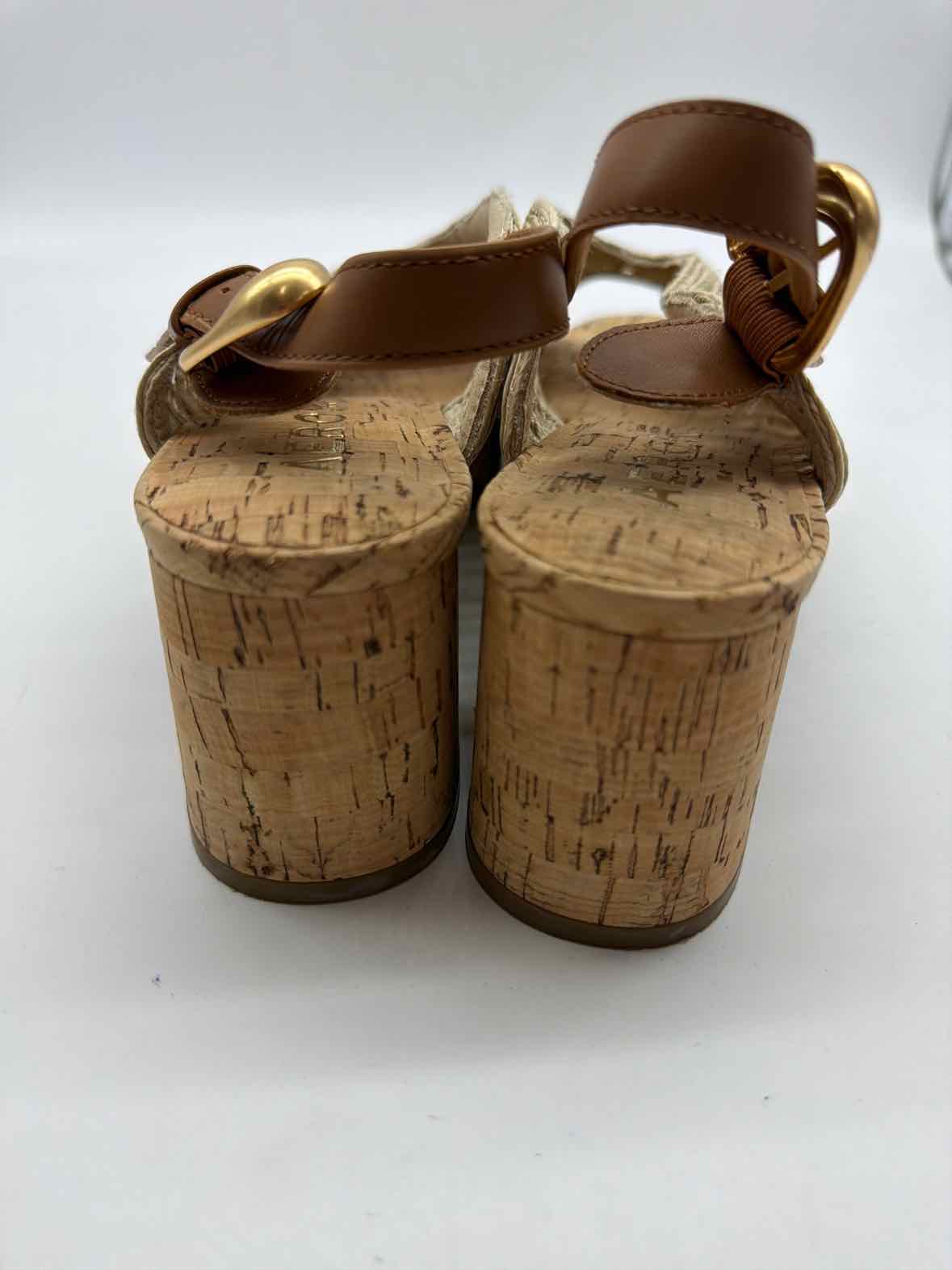 Pre-Owned Aerosoles Tan Size 9.5 Slingback Heels | True Fashionistas.