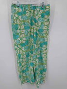 Pre-Owned Lilly Pulitzer Blue Size 2 Vintage Printed Pants | True Fashionistas.