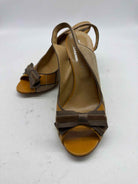 Pre-Owned Valentino Tan Size 8.5 Wedge Heels | True Fashionistas.