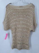 Pre-Owned Hinge Ivory Size Small Short Sleeve Sweater | True Fashionistas.