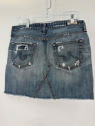 Pre-Owned AG Blue Size 29 Box Skirt Jean Skirt | True Fashionistas.