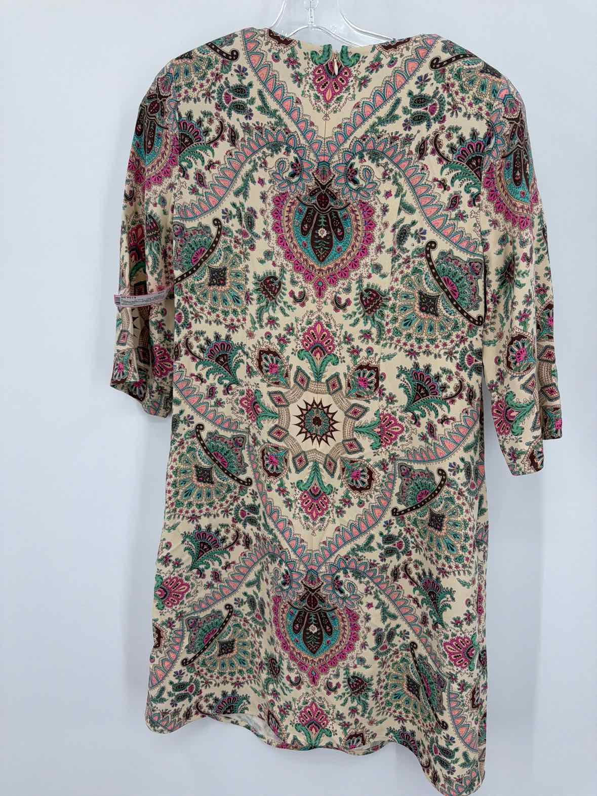 Pre-Owned Etro Ivory Size 42/8 Short Long Sleeve Dress | True Fashionistas.