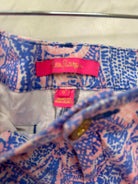 Pre-Owned Lilly Pulitzer Blue Size 0 Printed Shorts | True Fashionistas.