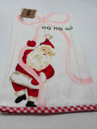 White Christmas Santa Bow Towel | True Fashionistas.