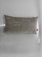 Dwell Studio Grey Fabric Pillow | True Fashionistas.