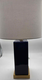 Safavieh Navy And Gold Lamp | True Fashionistas.