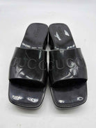 Pre-Owned Gucci Black Size 6 Jelly Mule Sandals | True Fashionistas.