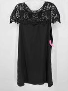 Pre-Owned Made with Love Black Size Large Short Sleeve Dress | True Fashionistas.
