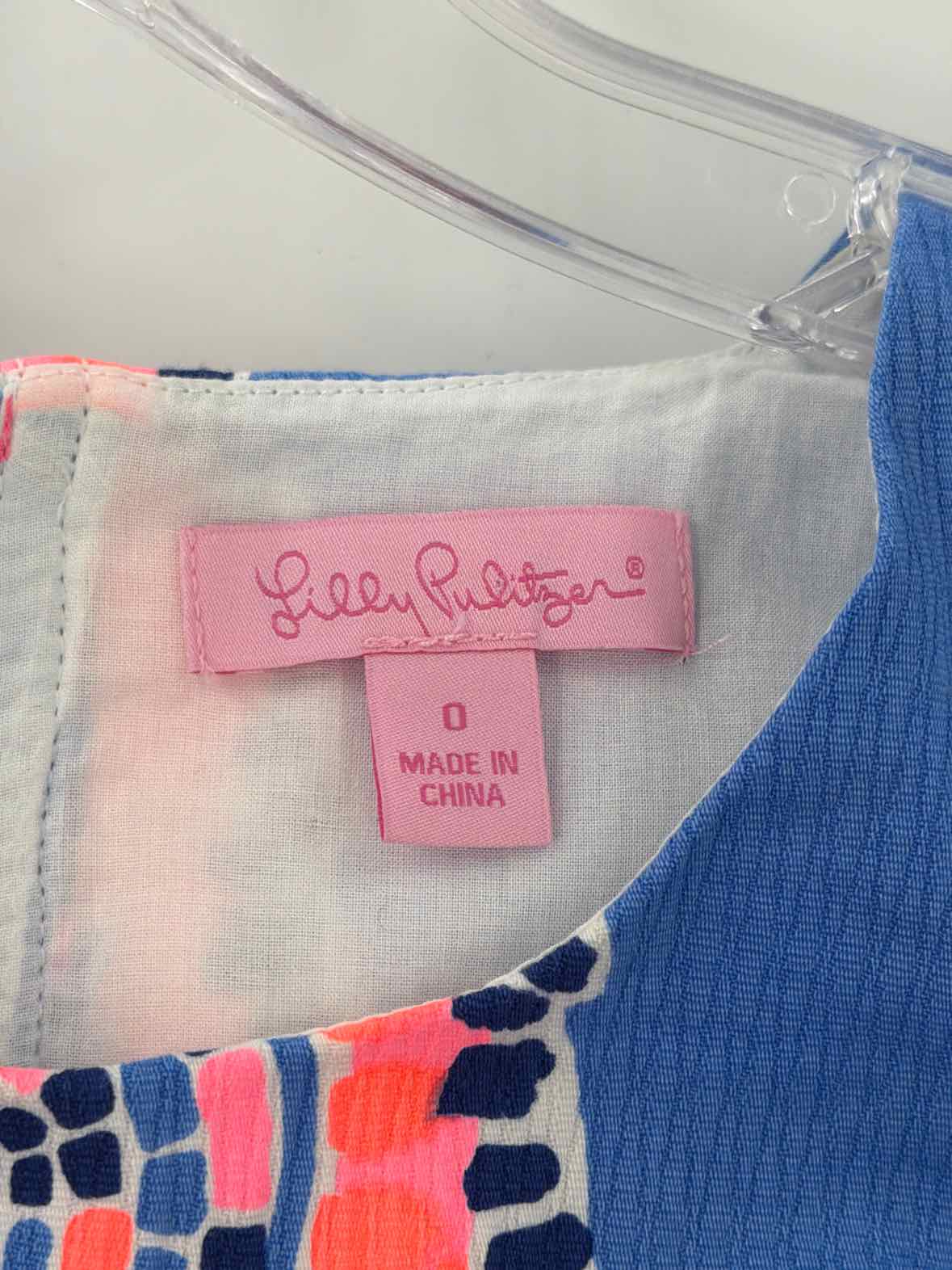 Pre-Owned Lilly Pulitzer Blue Size 0 Short Sleeveless Dress | True Fashionistas.