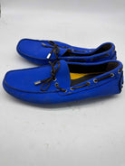 Pre-Owned Fendi Blue 9 Slip On Men's Dress Shoes | True Fashionistas.