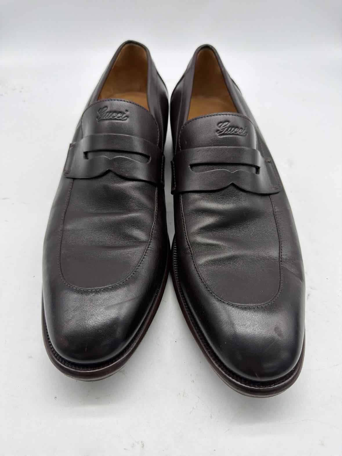 Pre-Owned Gucci Black 11 Men's Dress Shoes | True Fashionistas.