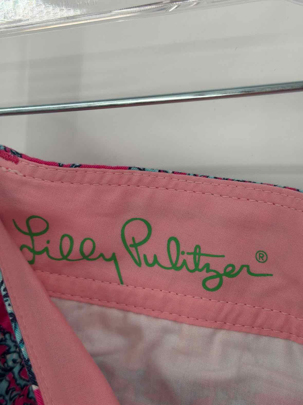 Pre-Owned Lilly Pulitzer Pink Size 0 Callahan Printed Shorts | True Fashionistas.