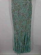 Pre-Owned La Femme Blue Size 6 Ball Long Evening Gown | True Fashionistas.