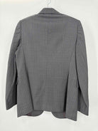 Pre-Owned Brooks Brothers Grey Size 6 Stripe Blazer | True Fashionistas.