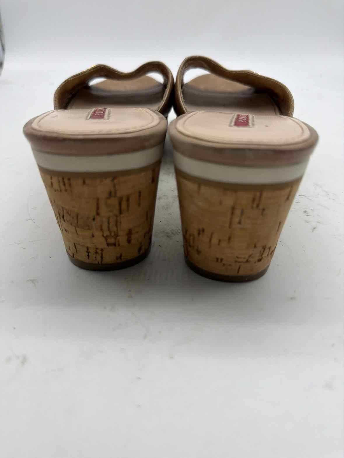 Pre-Owned Prada Tan Mule Heels | True Fashionistas.