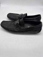 Pre-Owned Salvatore Ferragamo Black 9.5 Slip On Men's Dress Shoes | True Fashionistas.