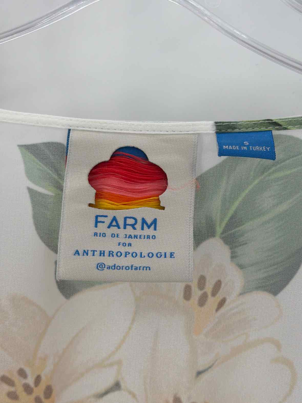 Pre-Owned Farm Rio For Anthropologie White Size Small Coverup | True Fashionistas.