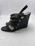 Pre-Owned Balenciaga Navy Size 6 Wedge Heels | True Fashionistas.