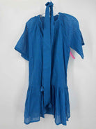 Pre-Owned Oliphant Blue Size XXS Short Short Sleeve Dress | True Fashionistas.