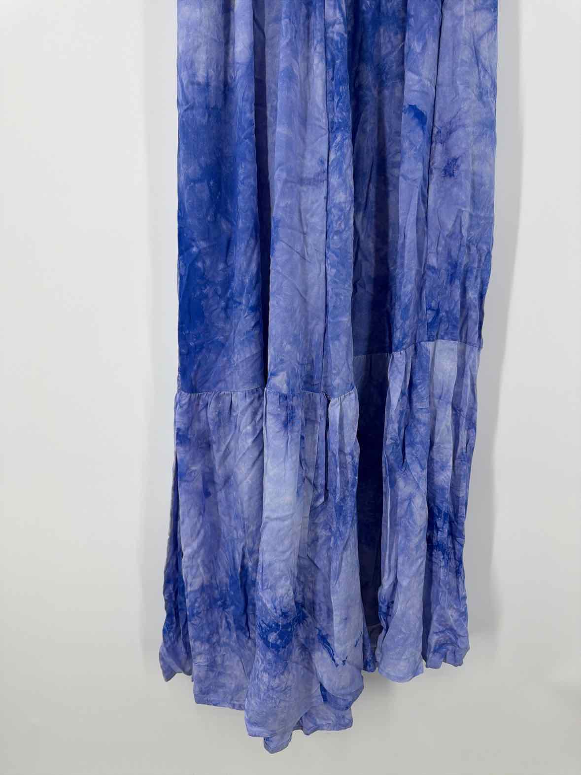Pre-Owned Favlux Blue Size Large Long Strapless Dress | True Fashionistas.