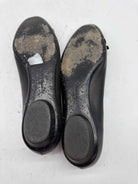 Pre-Owned Salvatore Ferragamo Black Size 9 Slip On Flats | True Fashionistas.