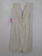 Pre-Owned Lilly Pulitzer White Size 6 Short Sleeveless Dress | True Fashionistas.
