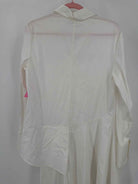 Pre-Owned Oscar de la Renta White Size 10 Button Down | True Fashionistas.