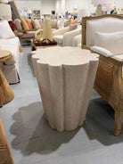 Bree  Tan Side Table | True Fashionistas.