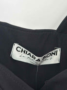 Pre-Owned Chiara Boni Black Size 4 Gown Long Evening Gown | True Fashionistas.