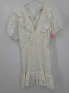 Pre-Owned Salt Water LUXE White Size Medium Short Short Sleeve Dress | True Fashionistas.