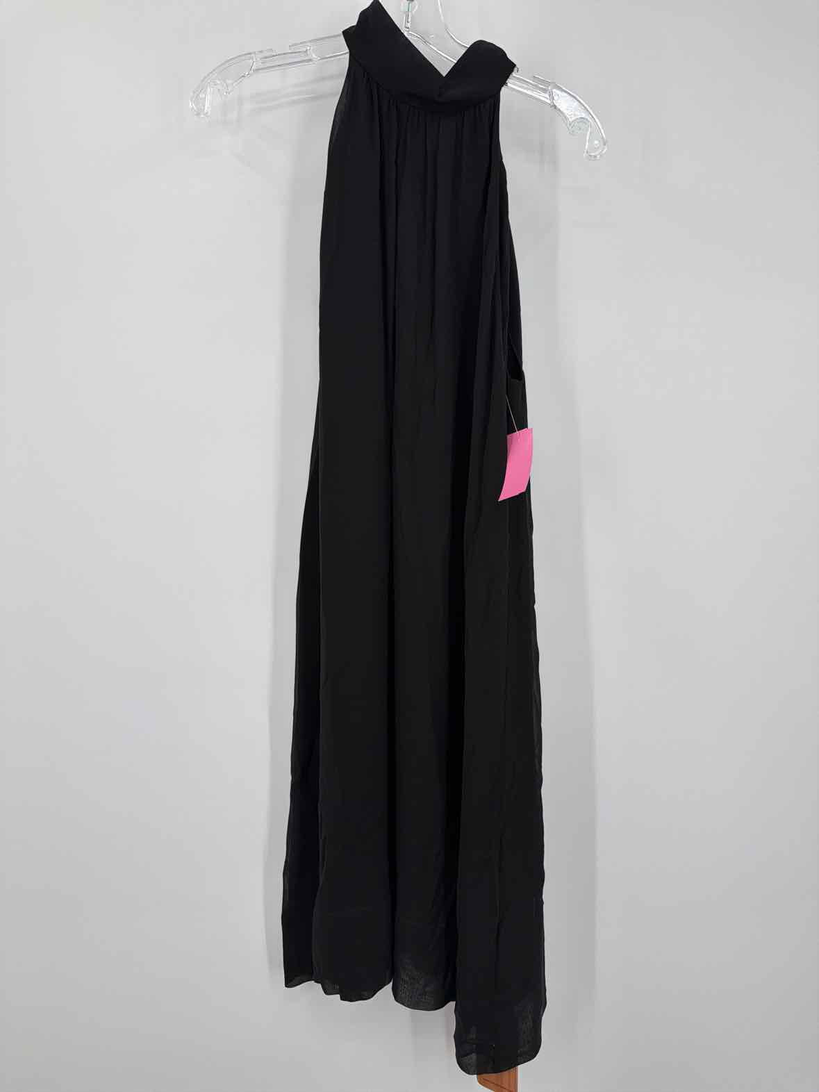 Pre-Owned The Eight Senses Black Size XL Short Sleeveless Dress | True Fashionistas.