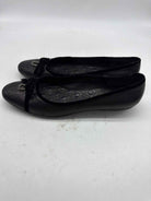 Pre-Owned Salvatore Ferragamo Black Size 9 Slip On Flats | True Fashionistas.