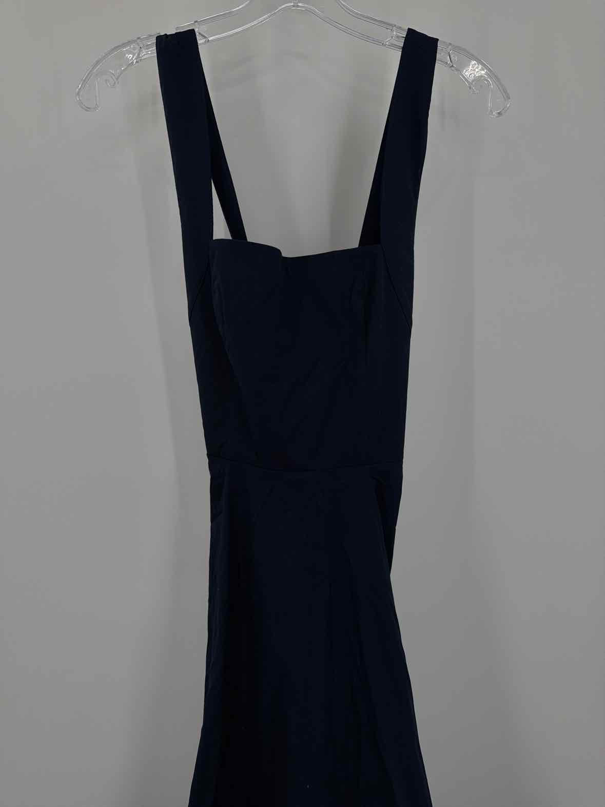 Pre-Owned Staud Navy Size 6 Long Sleeveless Dress | True Fashionistas.