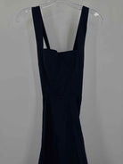 Pre-Owned Staud Navy Size 6 Long Sleeveless Dress | True Fashionistas.