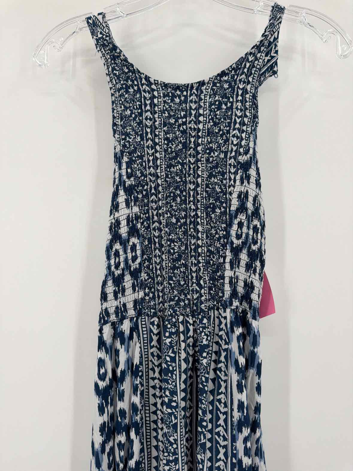 Pre-Owned Japna Navy Size Medium Long Sleeveless Dress | True Fashionistas.