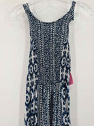 Pre-Owned Japna Navy Size Medium Long Sleeveless Dress | True Fashionistas.