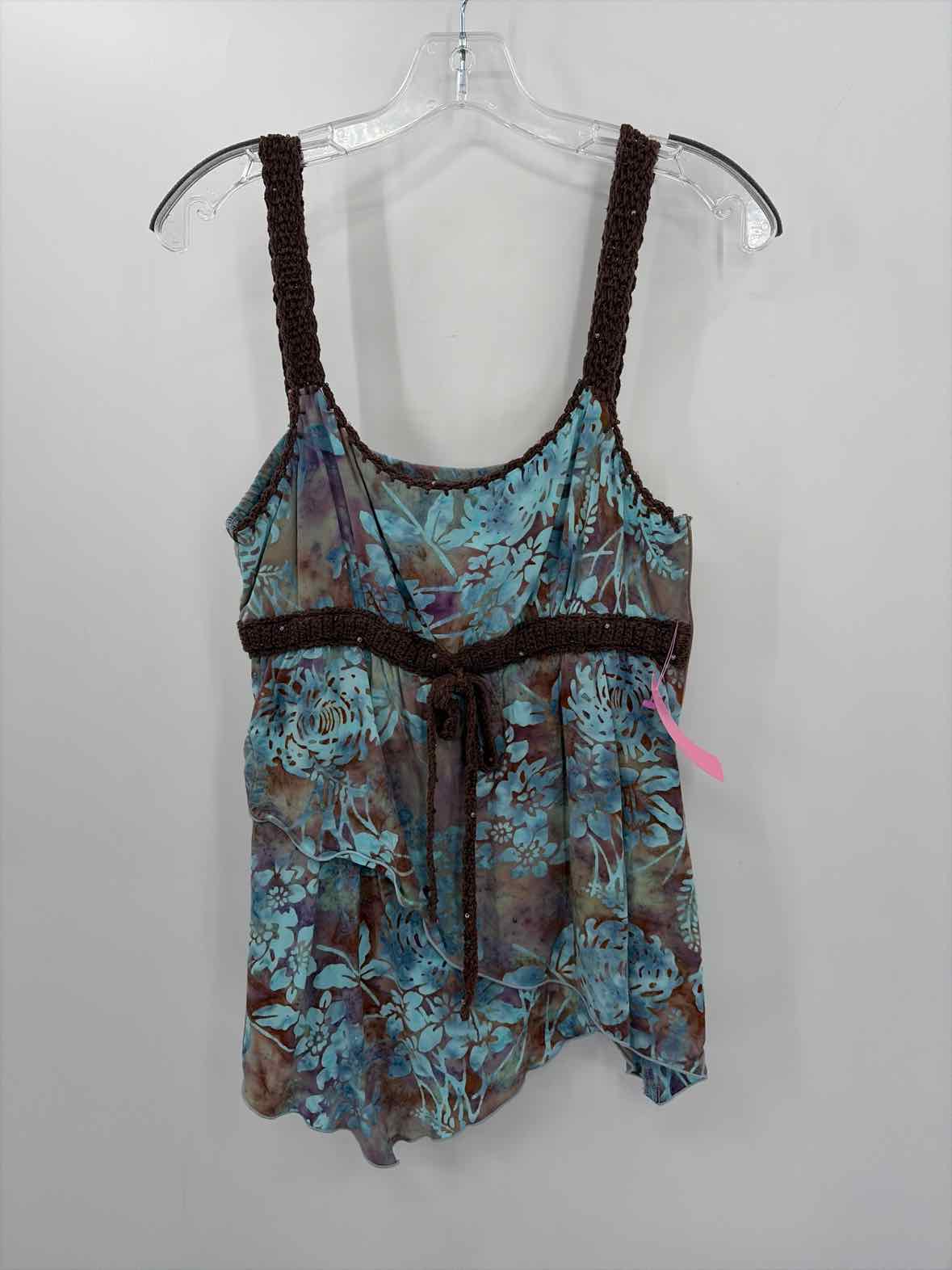 Pre-Owned Santiki Blue Size Medium Blouse | True Fashionistas.