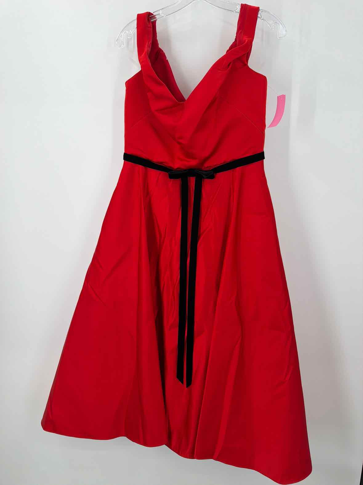 Pre-Owned Marchesa Notte Red Size 10 Cocktail Short Sleeveless Dress | True Fashionistas.