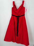 Pre-Owned Marchesa Notte Red Size 10 Cocktail Short Sleeveless Dress | True Fashionistas.