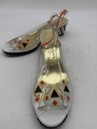 Pre-Owned Marilyn's by Botegga23 Clear Size 6.5 Slingback Heels | True Fashionistas.