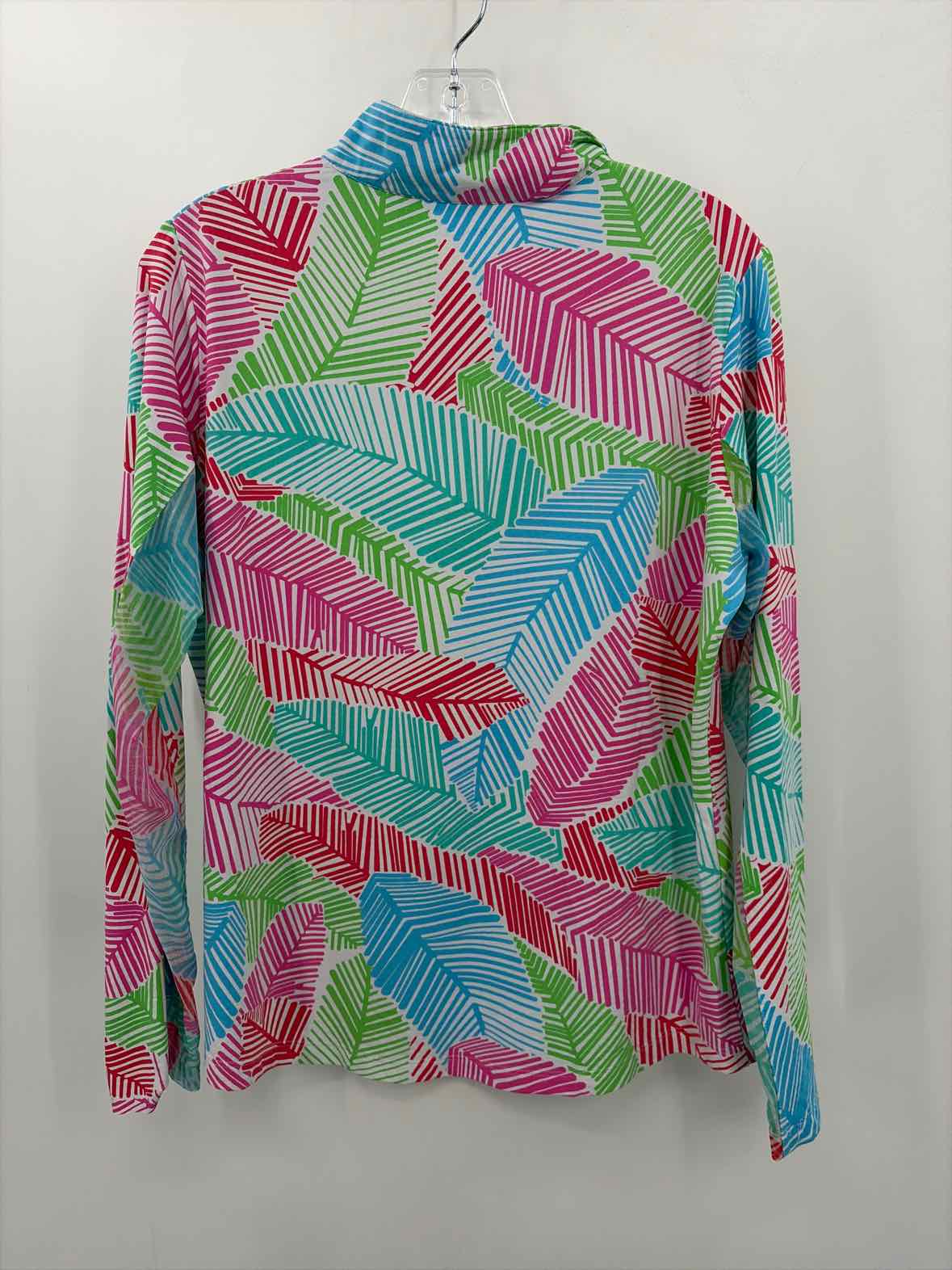 Ibkul Blue Size Large Athletic Long Sleeve | True Fashionistas.