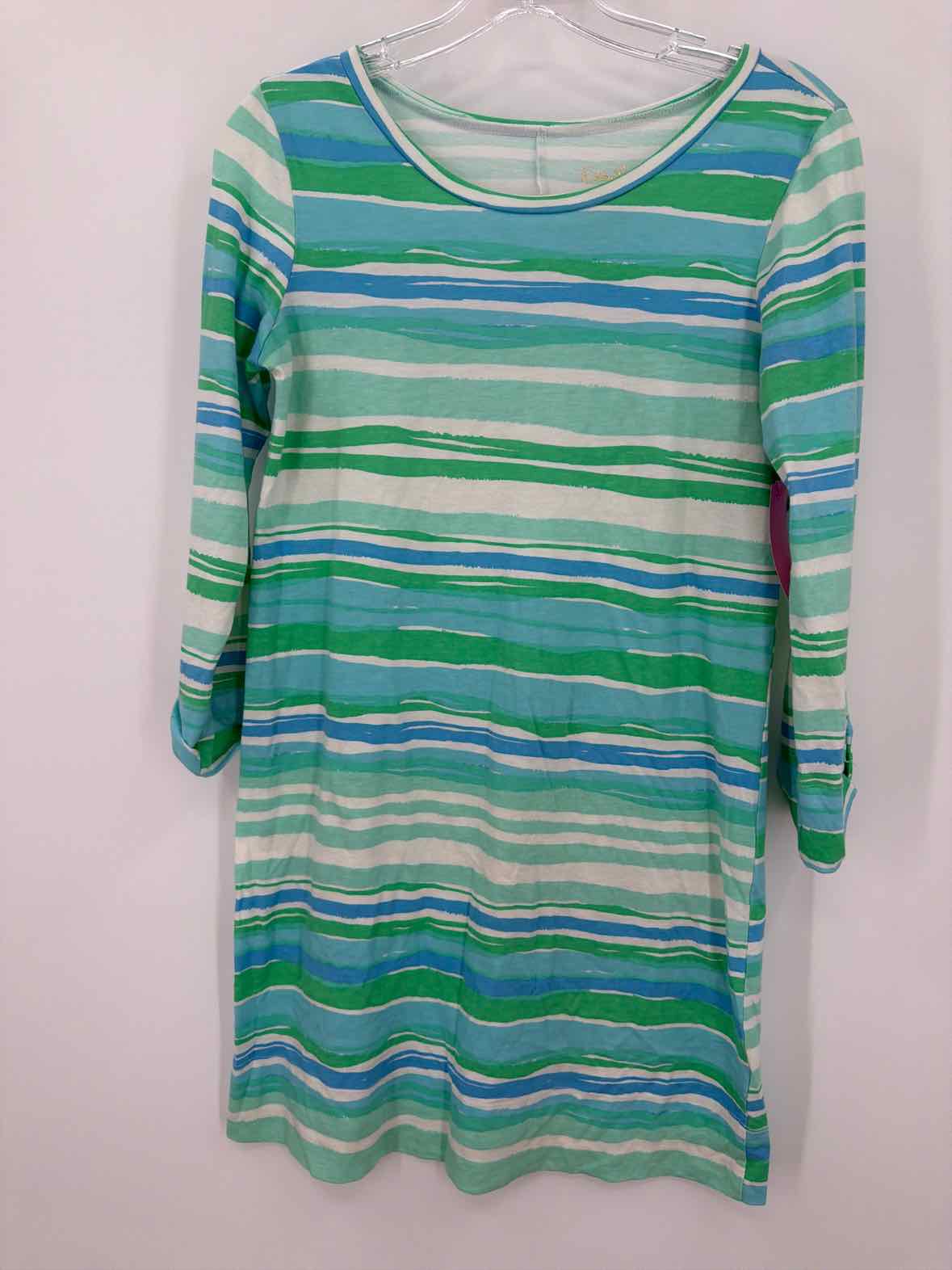 Pre-Owned Lilly Pulitzer Blue Size XS Short Long Sleeve Dress | True Fashionistas.