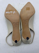 Pre-Owned Jimmy Choo Ivory Size 9 Slingback Heels | True Fashionistas.