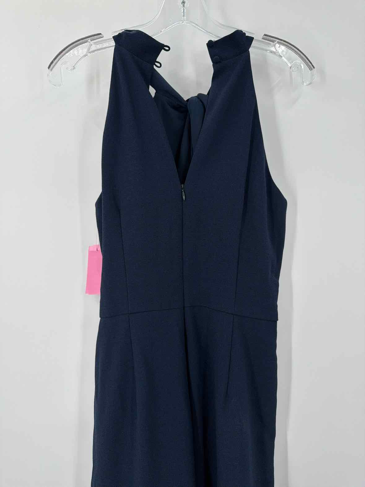 Pre-Owned Julia Jordan Navy Size 6 Sleeveless Jumpsuit | True Fashionistas.