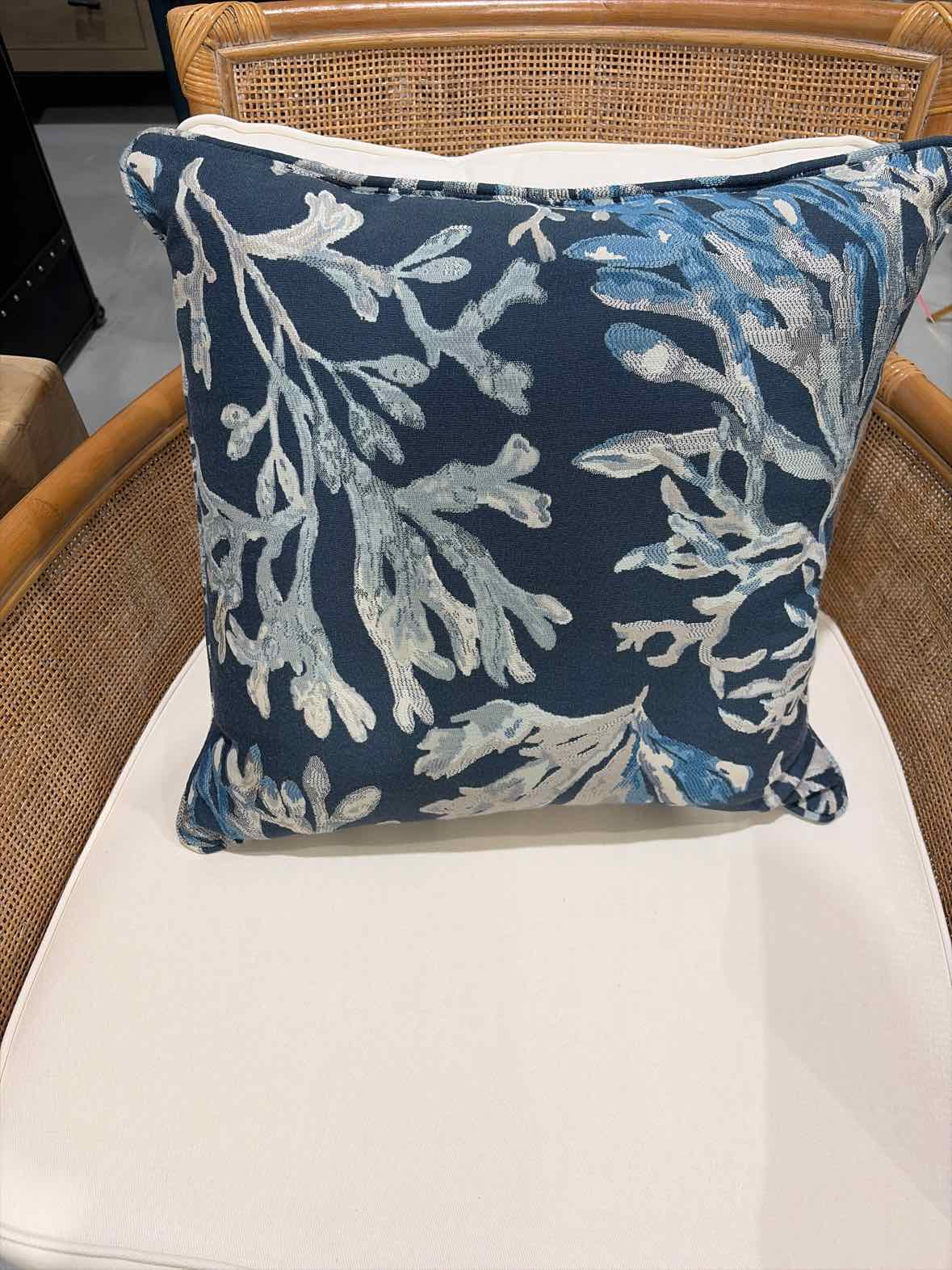 Blue Coral  Pillow | True Fashionistas.